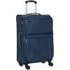 Cestovní kufr D&N 4W modrá 6764N-06 61 l