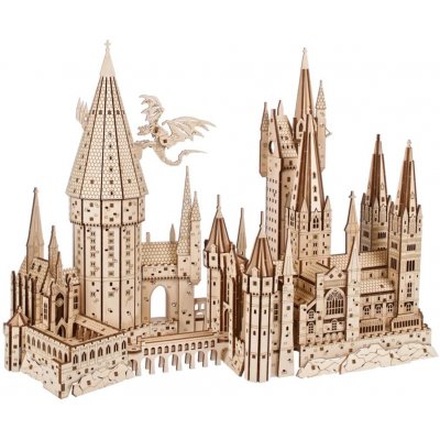 UGEARS 3D puzzle Harry Potter: Bradavice 340 ks – Zboží Dáma