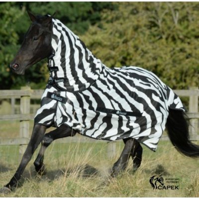 Bucas Síťová deka BUZZ OFF ZEBRA & NECK Zebra – Zboží Dáma