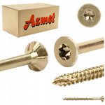 Tesařské vruty 4x50 mm TORX do dřeva kuželové 200 ks Azmet WT-40050 – Hledejceny.cz