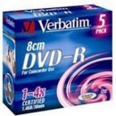 Médium pro vypalování Verbatim DVD-R 1,4GB 4x, jewel, 5ks (43510)