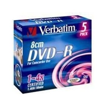 Verbatim DVD-R 1,4GB 4x, jewel, 5ks (43510)