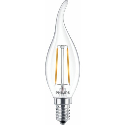 Philips CorePro Svíčková LED žárovka LEDCandle ND 2-25W E14 BA35 827 CL G – Hledejceny.cz