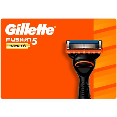 Gillette Fusion5 Power + 10 ks hlavic – Zbozi.Blesk.cz