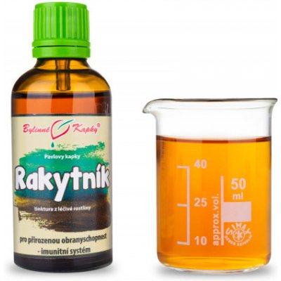 Bylinné kapky Pavlovy bylinné kapky Rakytník tinktura 50 ml – Hledejceny.cz