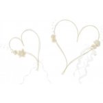 Paris Dekorace Ratanové srdce sušené kytičky – Zboží Dáma