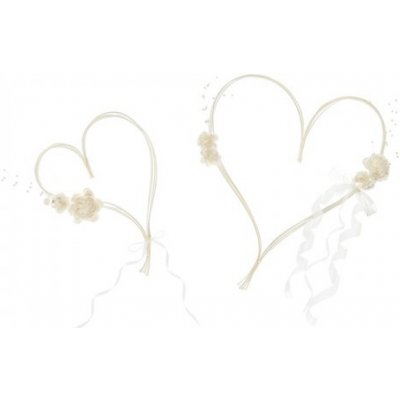 Paris Dekorace Ratanové srdce sušené kytičky – Zboží Dáma