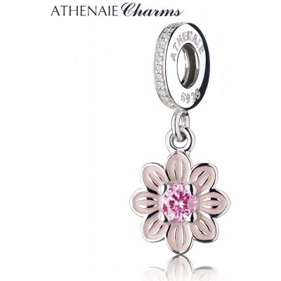 Athenaie přívěsek Romantický růžový květ EN05