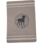 DF David Fussenegger bavlna deka pro psy BEST FRIEND tmavě šedá 70x90 – Sleviste.cz