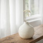 BOLTZE Keramická váza Kayle smetanová – Zboží Dáma