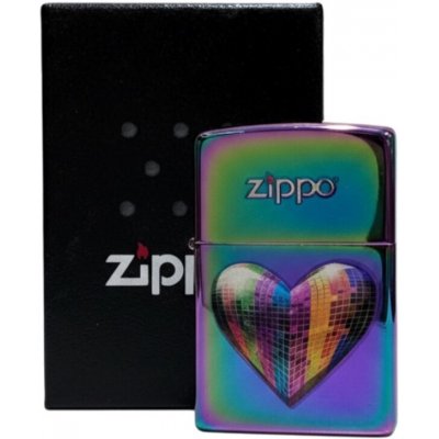 Zippo Rainbow/Spectrum color Mosaic Heart – Hledejceny.cz