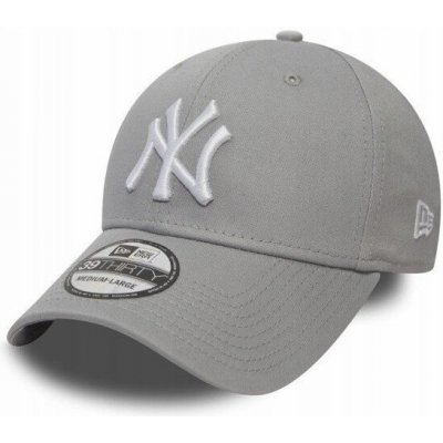 New Era 39THIRTY MLB LEAGUE BASIC NEW YORK YANKEES šedá 10298279 – Zboží Dáma