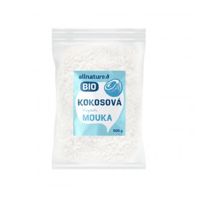 Allnature Kokosová mouka BIO 500 g – Zbozi.Blesk.cz