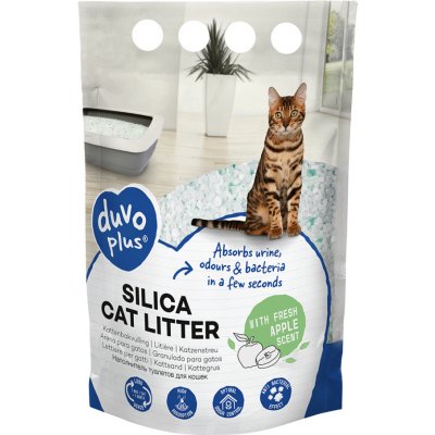Duvo+ Cat silikagel jablko 5 l – Zboží Mobilmania