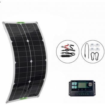 INSMA 50W solární panel + 100A regulátor nabíjení