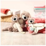 BabyOno mazlík přítulníček s přívěskem na dudlík Otter Maggie Vydra béžovo hnědá – Sleviste.cz