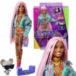 Barbie Extra Stylová dlouhovláska s myškou – Hledejceny.cz