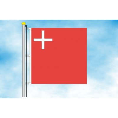 LIBEA, s.r.o. Schwyz vlajka Rozměr: 60×90 cm, Uchycení: Karabiny na stožár – Hledejceny.cz