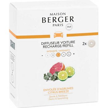 Maison Berger Paris náplň Citrus Breeze (Citrusový vánek) 2 ks