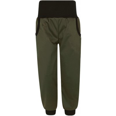 V-Mart Dětské letní letní khaki softshellové kalhoty zelená – Zboží Dáma