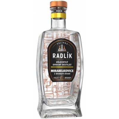 Radlík Mirabelkovice 45% 0,5 l (holá láhev) – Zboží Mobilmania