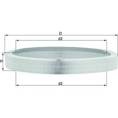 Vzduchový filtr MAHLE LX 61 – Hledejceny.cz