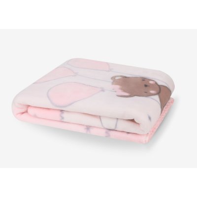 KikkaBoo Dětská deka Super Soft Dream Big Pink – Zboží Dáma