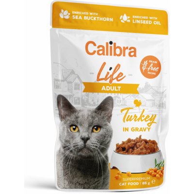 Calibra Life Adult Turkey in gravy 85 g – Zboží Mobilmania