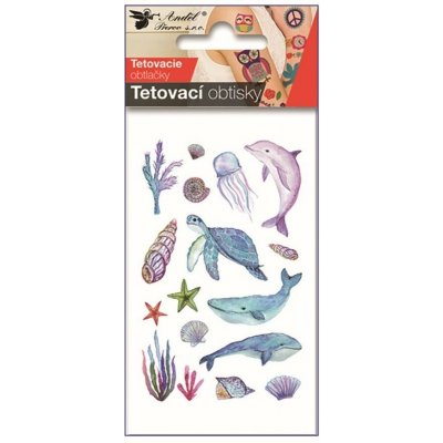 Anděl Tetovací obtisky moře 10,5 x 6 cm 16054 – Zbozi.Blesk.cz