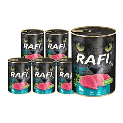 Rafi Cat Adult Sterilised s tuňákem 12 x 0,4 kg