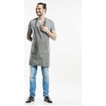 Chaud Devant Kuchářská zástěra s náprsenkou Base Grey Denim Grey – Hledejceny.cz