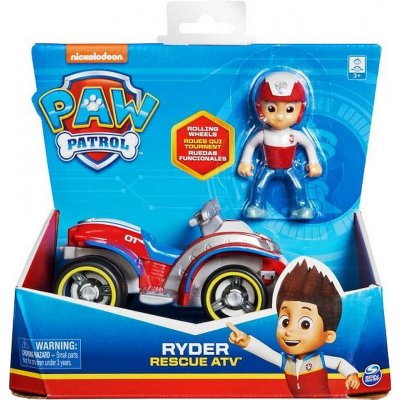 SPIN MASTER Hrací set Paw Patrola Psí patrola auto a figurka Ryder – Zboží Mobilmania