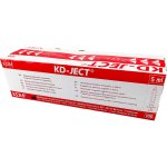 Injekční stříkačka KD-JECT 5 ml, 100 ks – Zboží Mobilmania