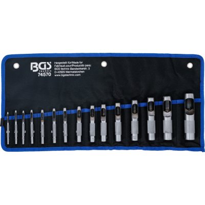 Sada děrovačů, 2 - 22 mm, 15dílná - BGS 74570 – Zboží Mobilmania