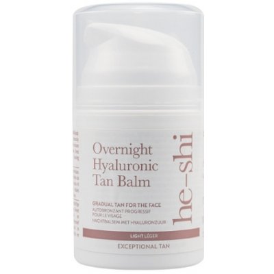 HE-SHI Overnight Hyaluronic Tan Samoopalovací noční balzám 50 ml – Zboží Dáma