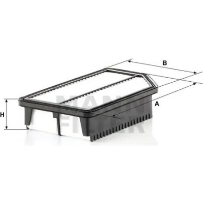 MANN FILTER Vzduchový filtr C 26 033 – Hledejceny.cz