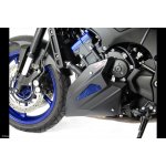 Yamaha FZ-8N / FZ-8 Fazer 10-15 Klín pod motor - Matná černá-stříbrná mřížka | Zboží Auto