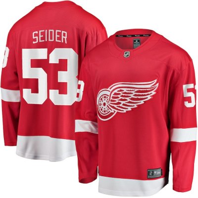 Fanatics Detroit Red Wings #53 Moritz Seider Breakaway Alternate Jersey – Zboží Mobilmania