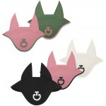 Cavalleria Toscana Čabraka na uši Light Weight Jersey Stripe zelená růžová – Zboží Dáma