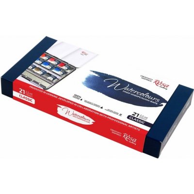 Rosa Sada akvarelových barev 21 ks – Zboží Dáma