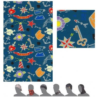 Sensor Tube Coolmax Impress multifunkční nákrčník tattoo safír – Hledejceny.cz