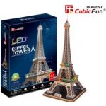 CubicFun 3D puzzle svítící Eiffelova věž 82 ks – Zbozi.Blesk.cz