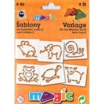 Magic šablony papírové 6 ks sada D ZVÍŘÁTKA II. – Hledejceny.cz