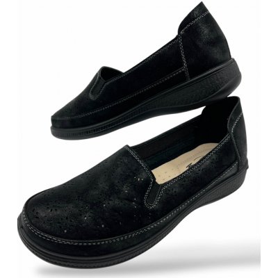 Koka Dámské zdravotní mokasíny černé – Zboží Dáma