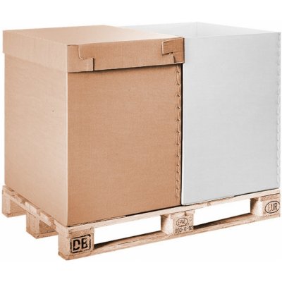 Eobaly.cz krabice 5VVL 800 x 600 x 800 bez horních klop - 5 ks – Hledejceny.cz