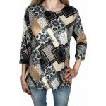 Dámská béžová halenka s dlouhým rukávem Edita béžová – Zboží Dáma