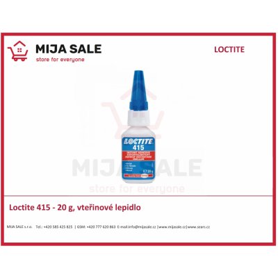 LOCTITE 415 vteřinové lepidlo 20g – Zbozi.Blesk.cz