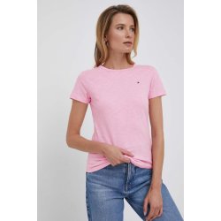 Tommy Hilfiger Bavlněné tričko růžová