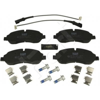 Sada brzdových destiček, kotoučová brzda HART 260 555 | Zboží Auto