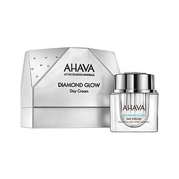 Ahava Diamont Glow luxusní denní krém s čistým diamantovým prachem pro rozjasnění a vyhlazení pleti Luxurious Day Long Radiance 50 ml
